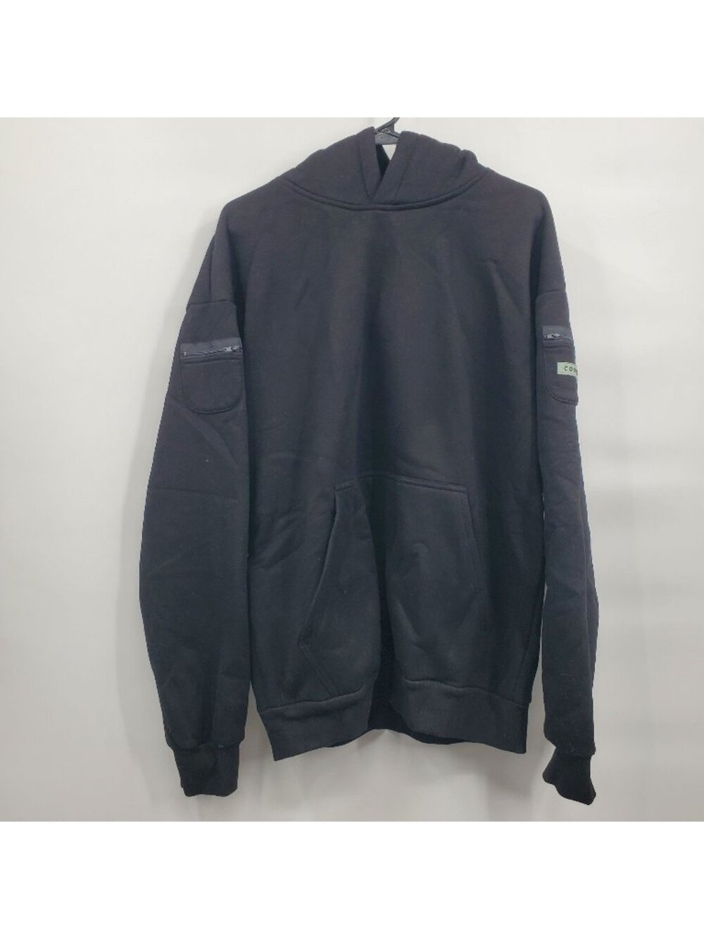 Comfrt Travel Essentials Hoodie Women Size Large NWT Unisex Oversized Obsidian
